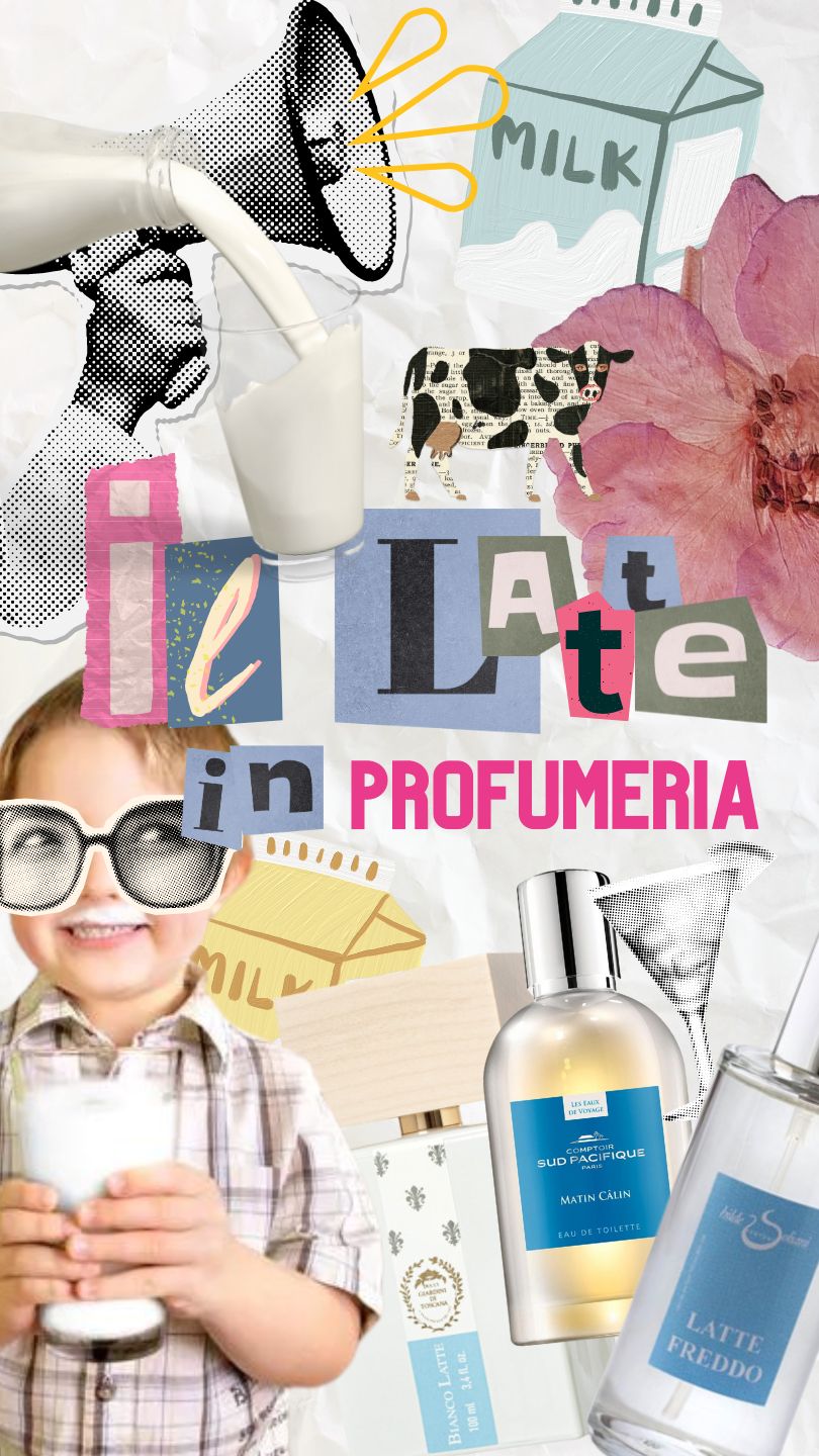 Il latte in profumeria: una storia morbida e cremosa